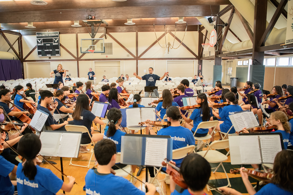 Orchestra performing