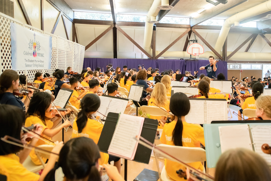 Orchestra performing